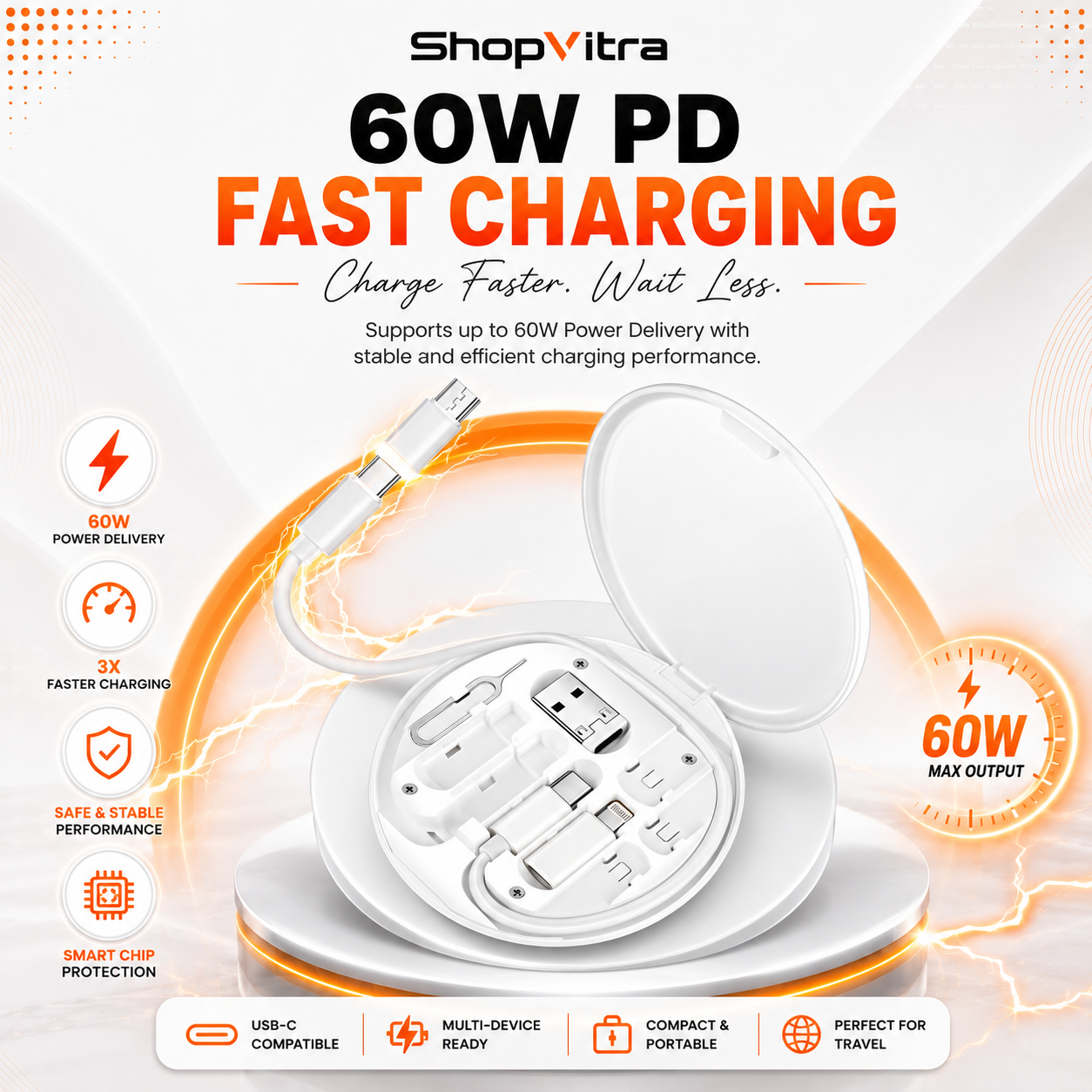 60W PD charging kit