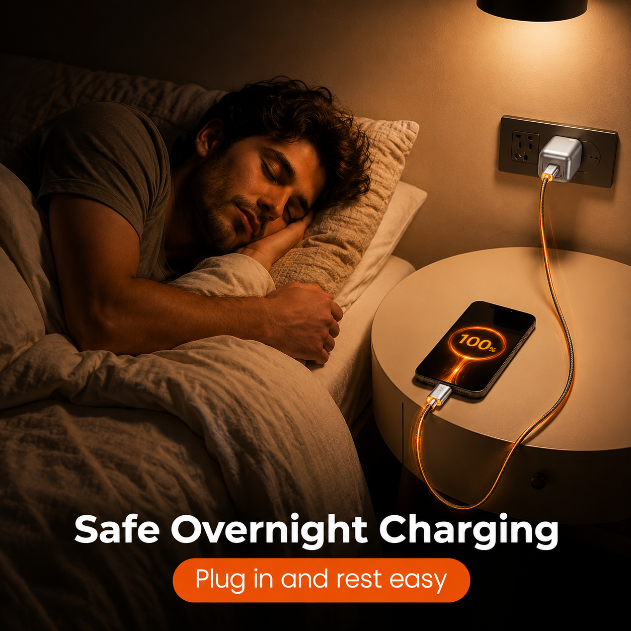 Safe-overnight-charging-with-auto-stop-adapter