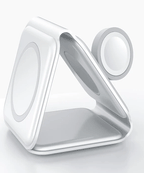 Compact foldable magnetic wireless charging stand