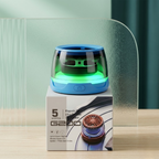 G2000 magnetic ultrasonic cleaner on a clear stand with packaging in the background