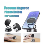 Vacuum magnetic phone holder with adjustable design on a white background
